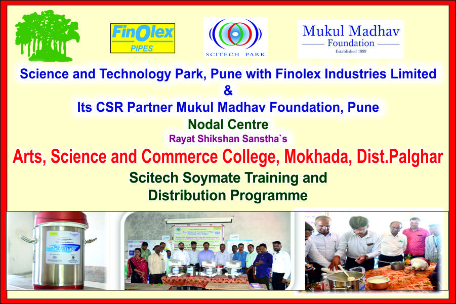 Scitech Soymate Training and Distribution Programme
